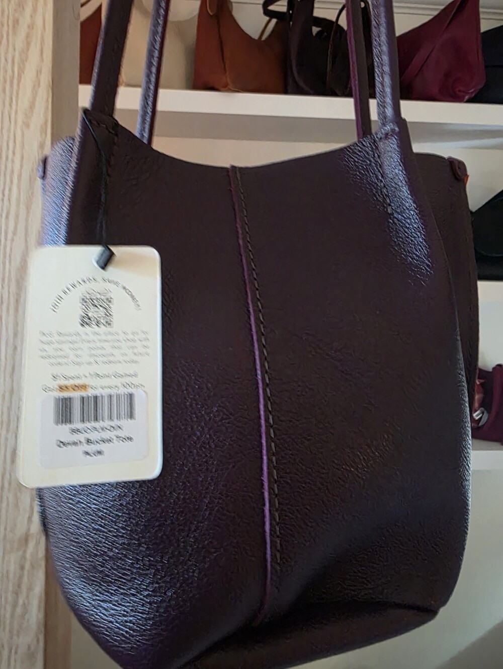 Portland Leather Classic Devon In Plum